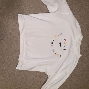 White vans crewneck